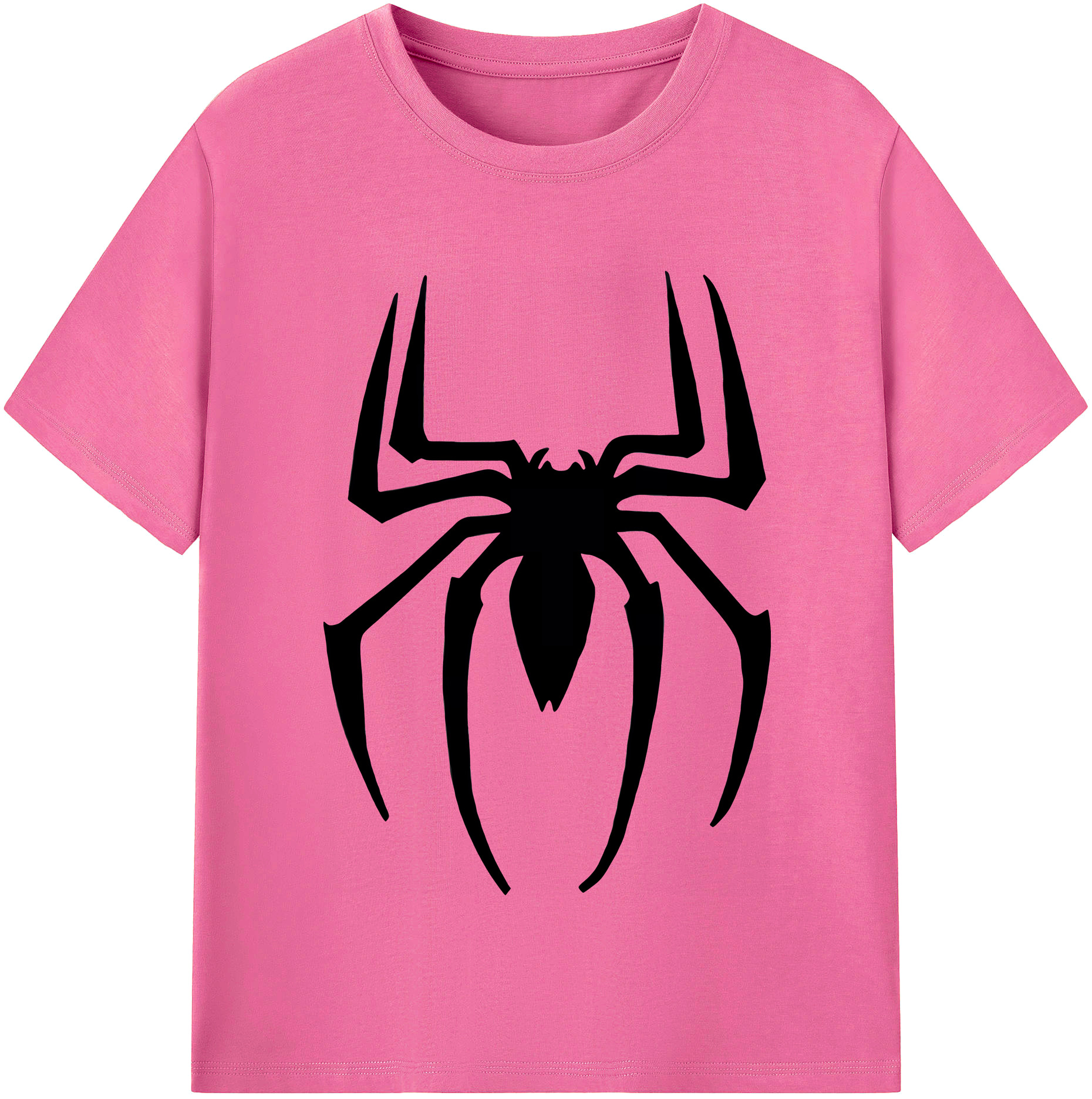 （画像用） Spider Man スパイダーマン レディースカジュアルプリントTシャツ（綿100％）